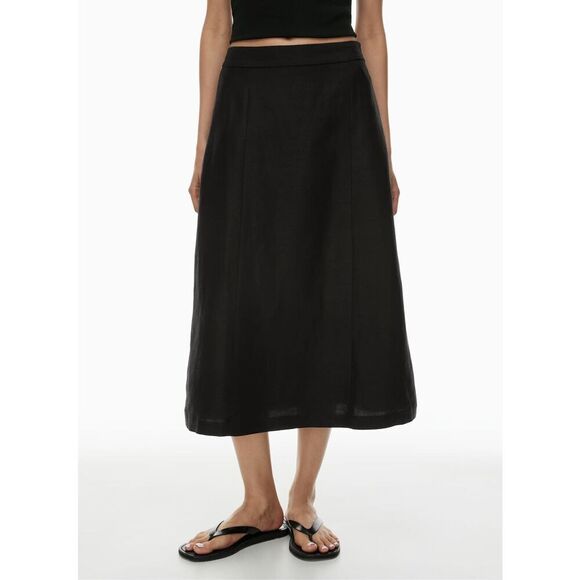 Aritzia Babaton Merit Linen Skirt size 12 - Picture 2 of 13